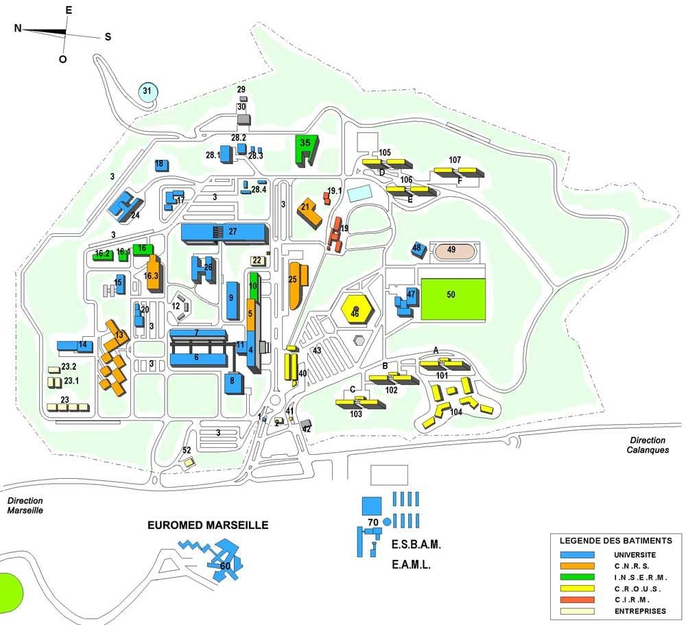 kart Марсельская məktəb
