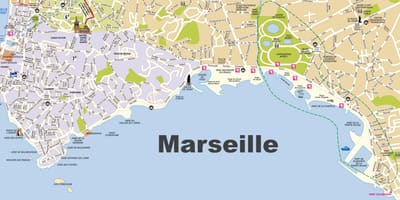 Marsel çimərliklər xəritəsi